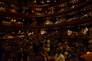 Vista general del público en el Gran Teatro Nacional. 